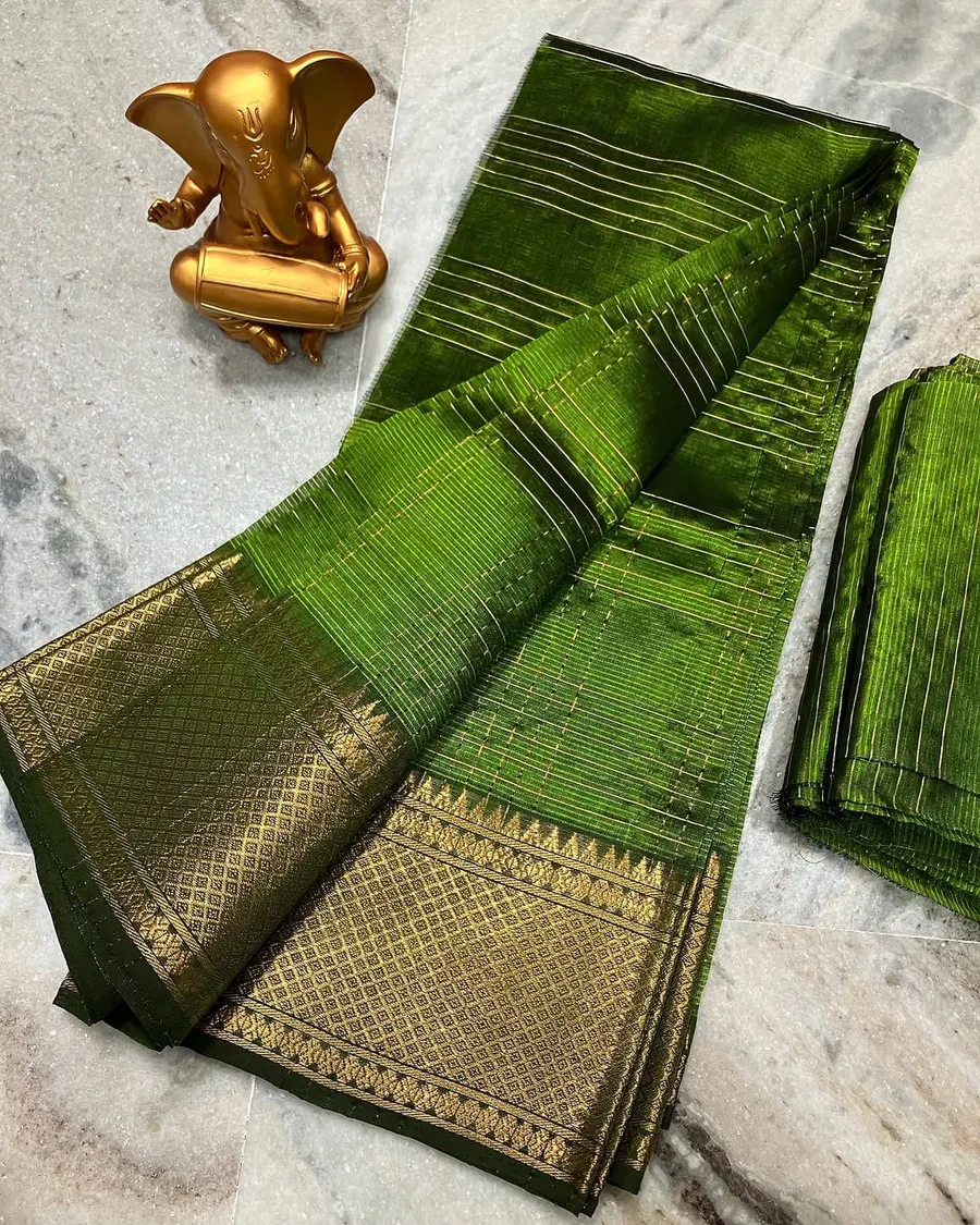 Maheshwari Semi Silk Sarees with Beautiful Weaving Design
